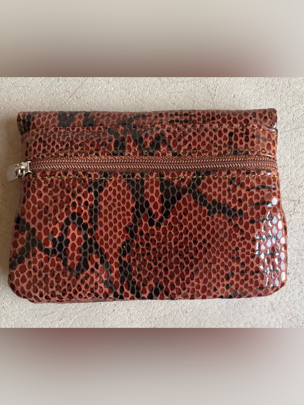 Lugupell- Brown Snakeskin wallet- Spain - Picture 2 of 3